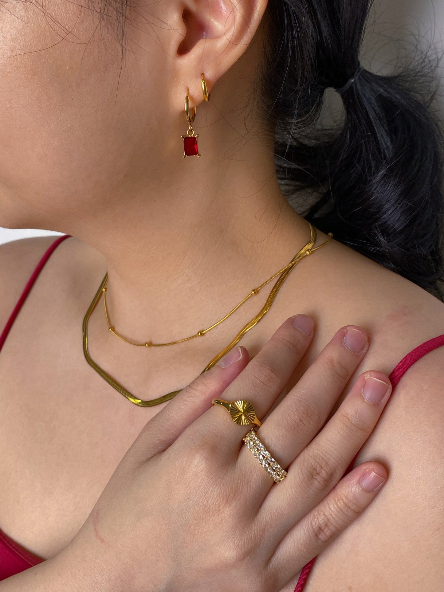 Snake Chain Thin Choker