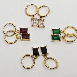 Gem Earrings
