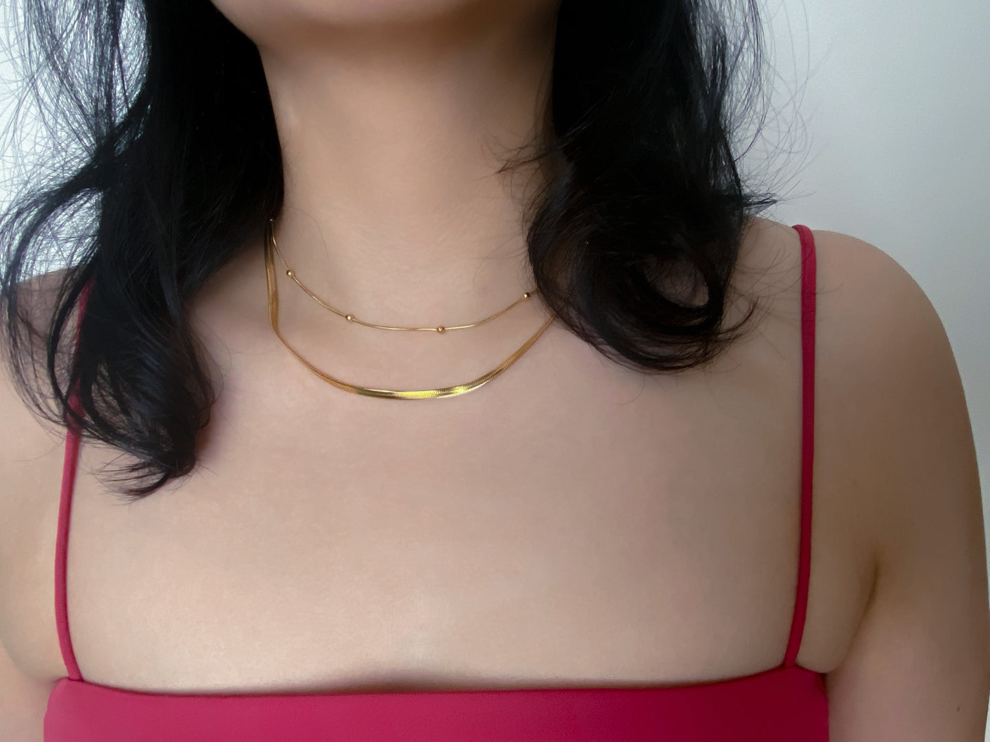 Snake Chain Thin Choker